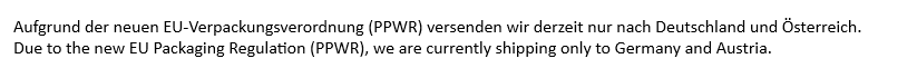 PPWR Verpakungsverordnung
